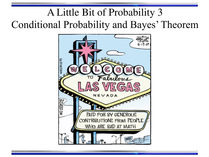 Conditional Probability and Bayes Theorem
