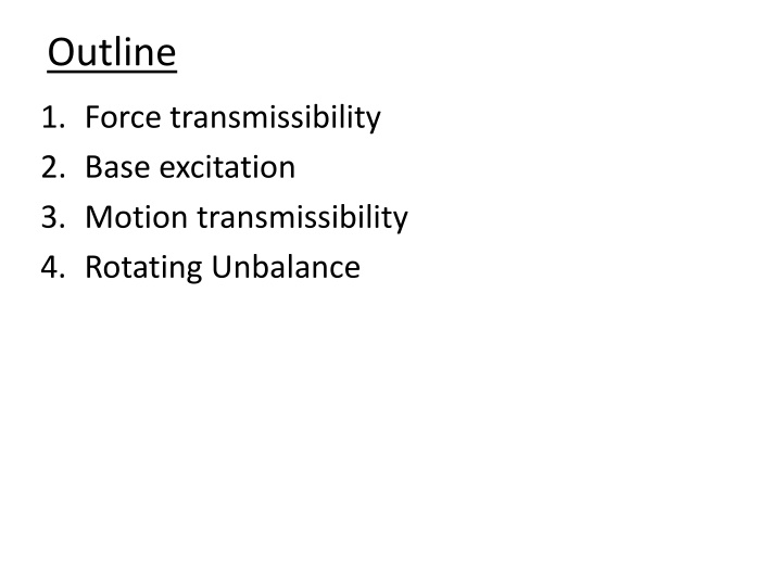 Force Transmissibility in Mechanical Systems