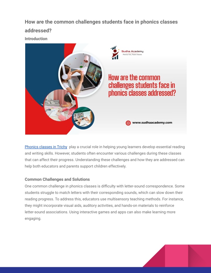 how are the common challenges students face n.w