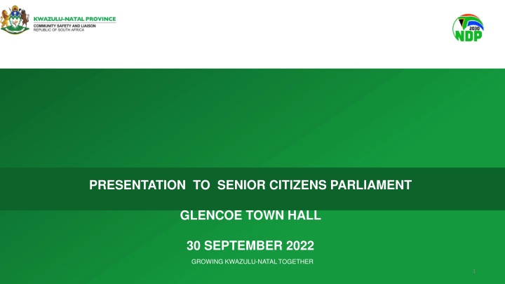 Enhancing Senior Citizen Safety: Legislative Mandates and Framework