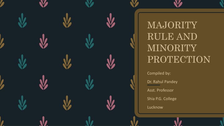 Majority Rule and Minority Protection in Company Law