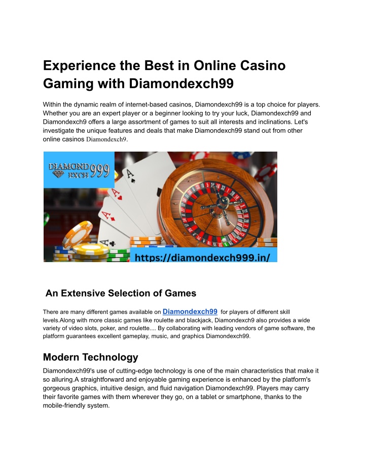experience the best in online casino gaming with n.w