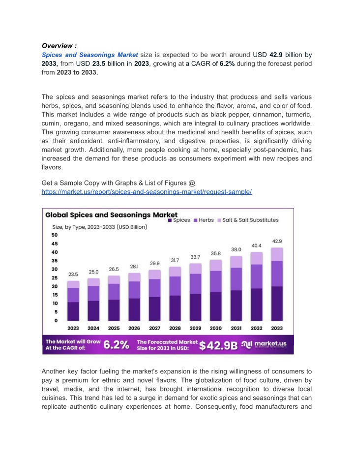 overview spices and seasonings market size n.w
