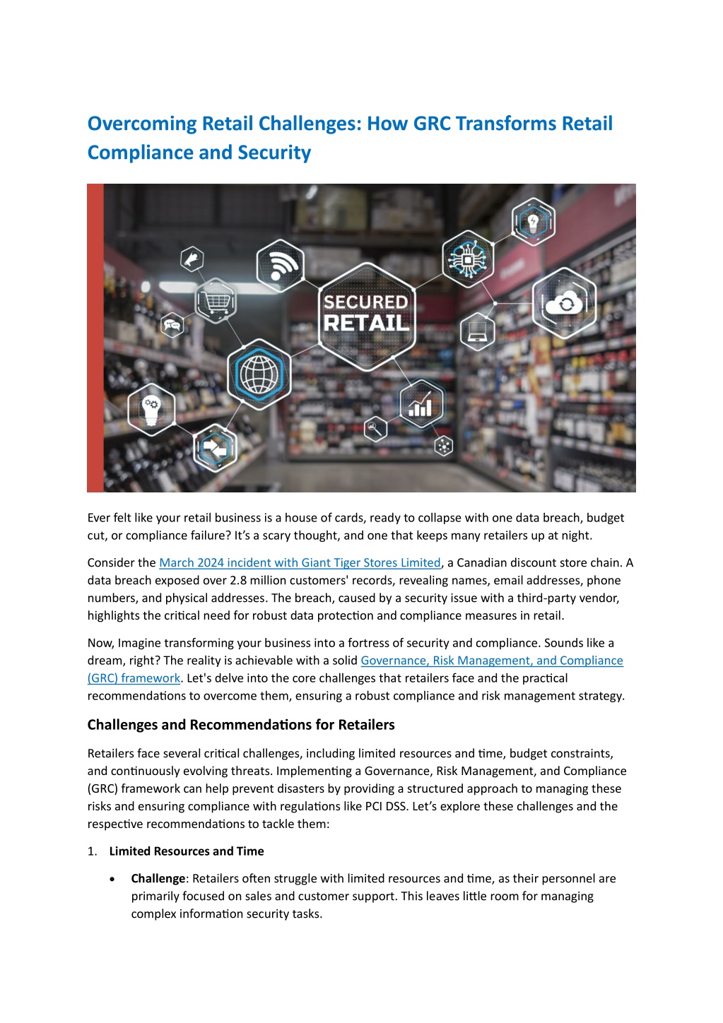 overcoming retail challenges how grc transforms l.w