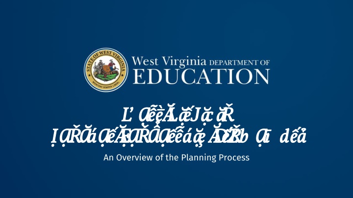 Developing a Teacher Leadership Framework in West Virginia: Planning and Implementation