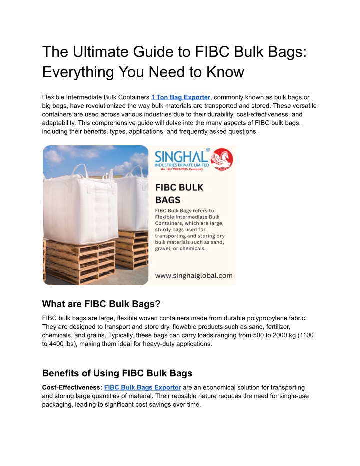 the ultimate guide to fibc bulk bags everything n.w