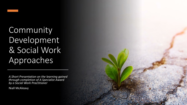 Challenges and Learning in Community Development: A Social Work Practitioner's Journey