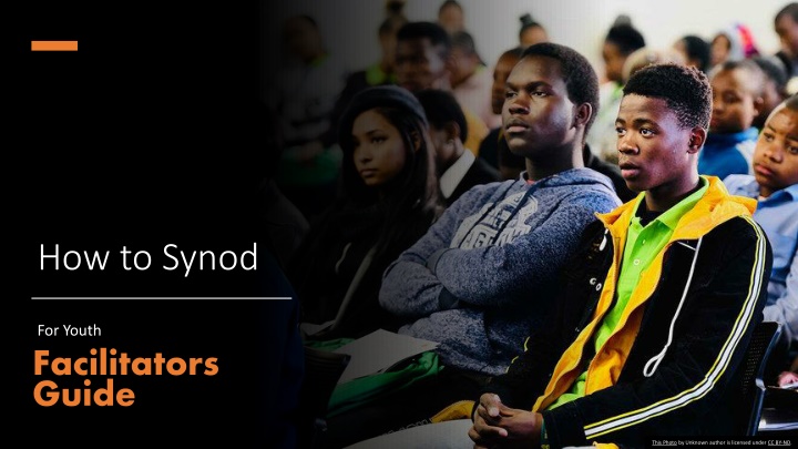 Facilitator's Guide for How to Synod for Youth