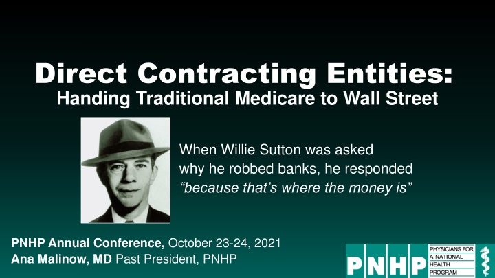 Evolution of Medicare and the Rise of Direct Contracting Entities
