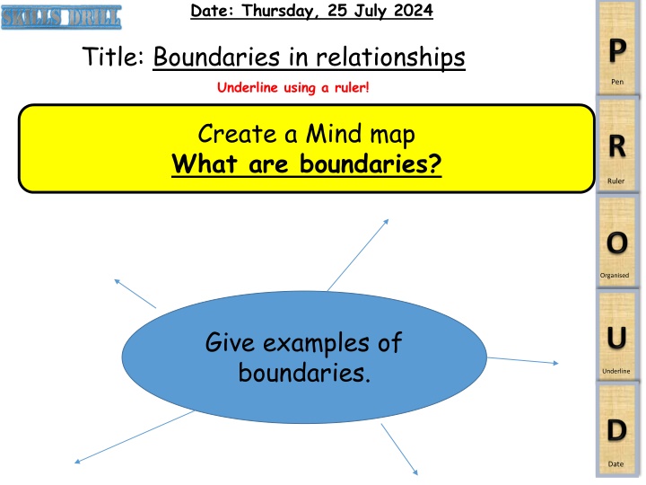 Boundaries in Relationships