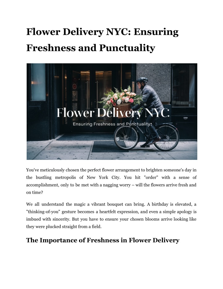flower delivery nyc ensuring n.w