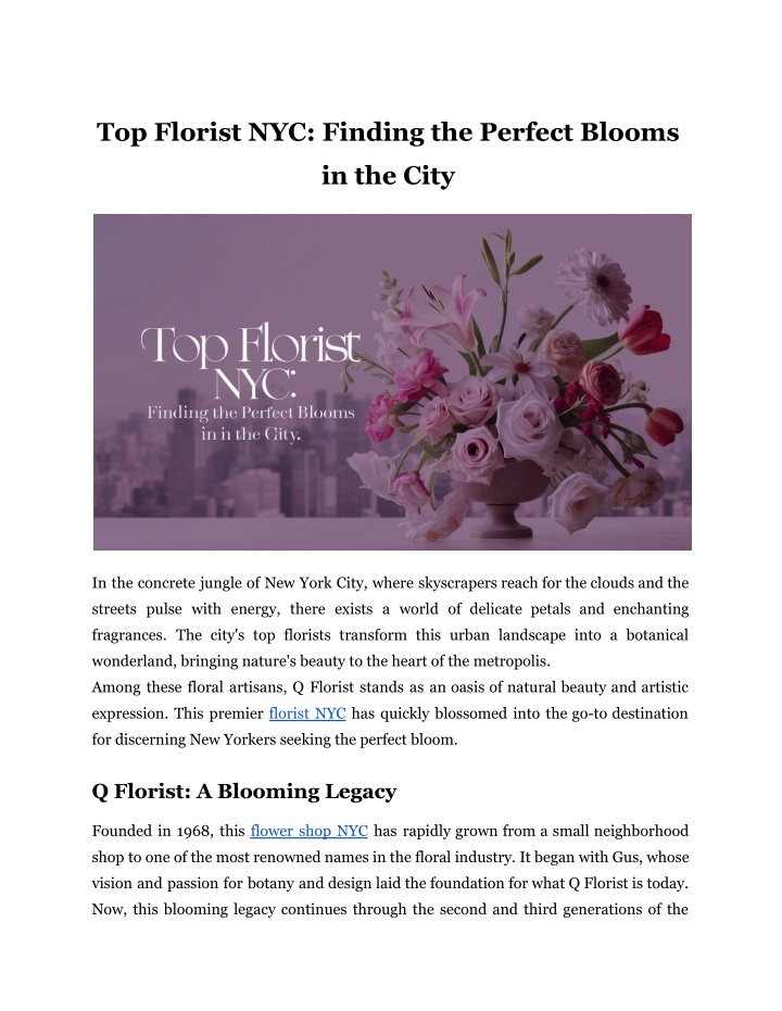top florist nyc finding the perfect blooms n.w