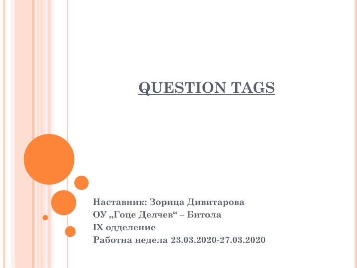 Question Tags in English Communication