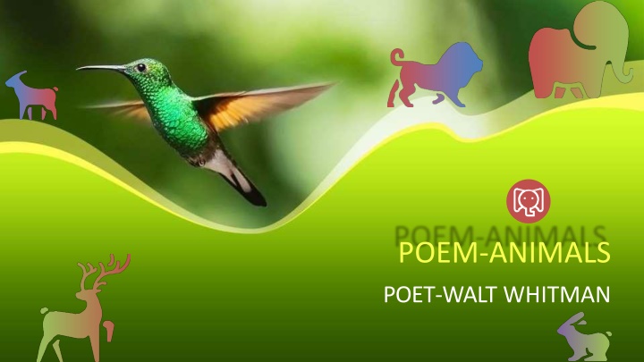 Walt Whitman's Poem: Animals and Their Serenity