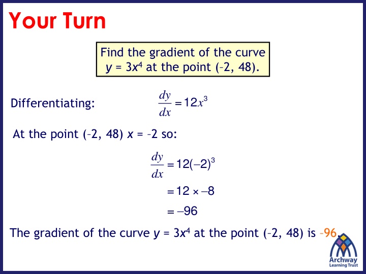 Calculus Examples and Practice