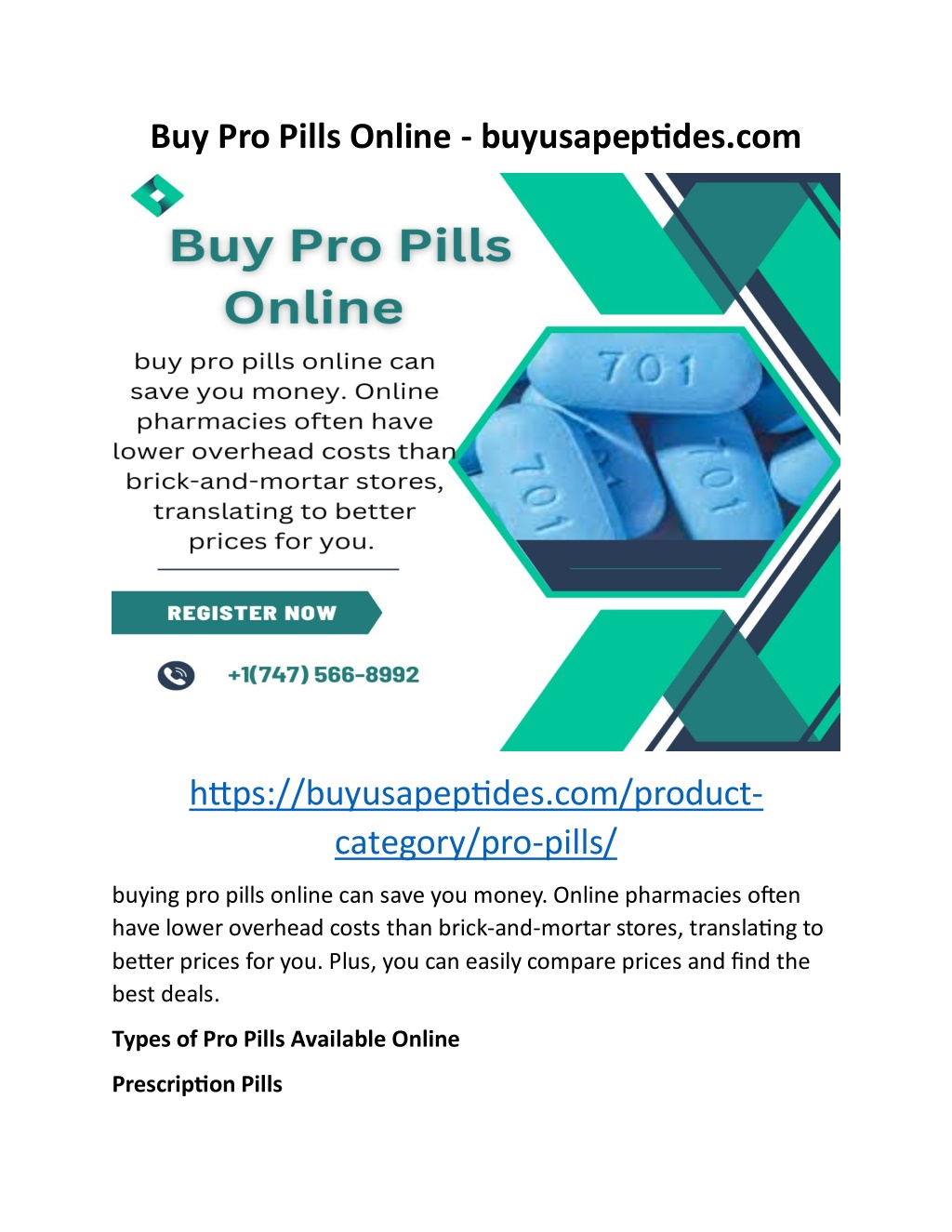 buy pro pills online buyusapeptides com l.w