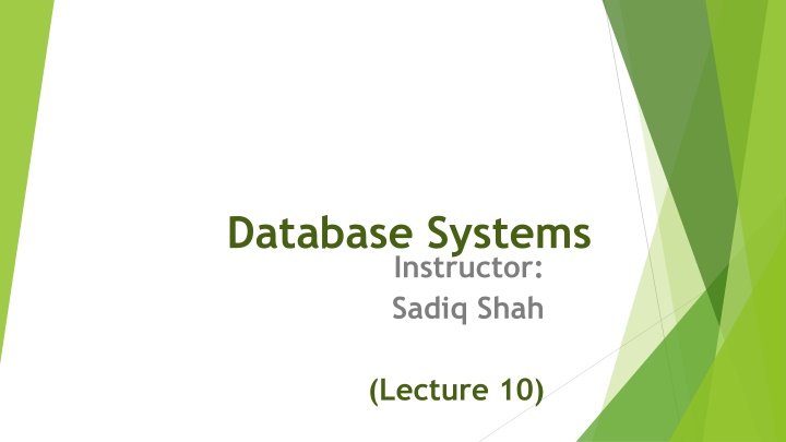 Integrity Constraints in Relational Database Systems