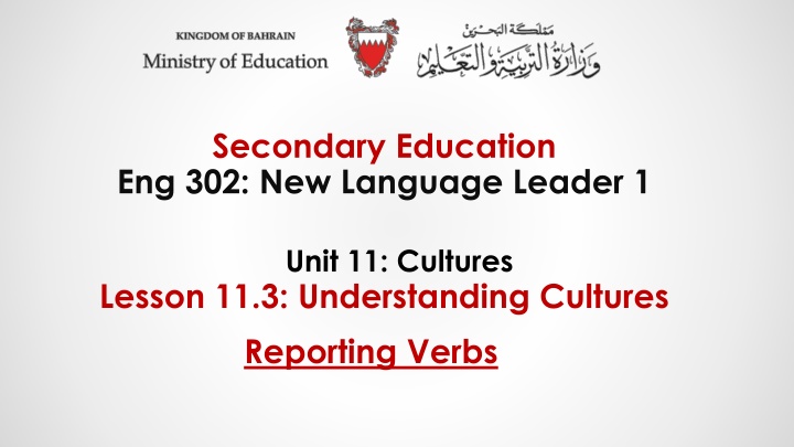 Mastering Reported Verbs: Understanding and Application