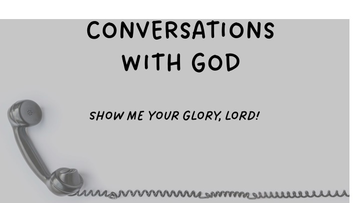 Seeking God's Glory and Alignment with His Word and Purpose