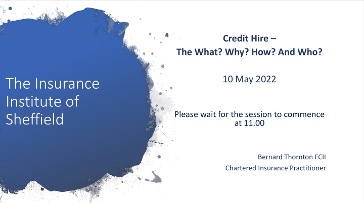 Credit Hire in the Insurance Industry