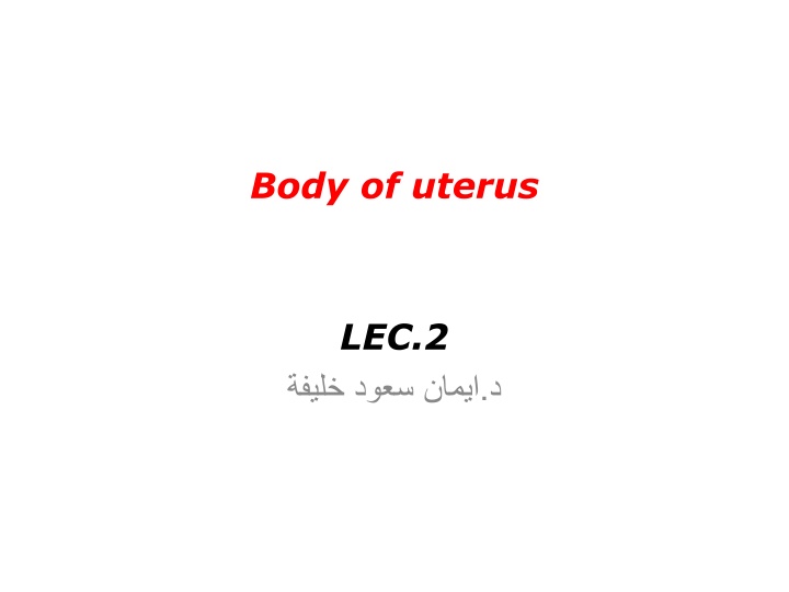 Uterine Diseases: Endometritis and Adenomyosis