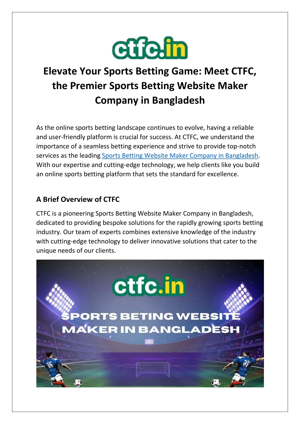 elevate your sports betting game meet ctfc l.w