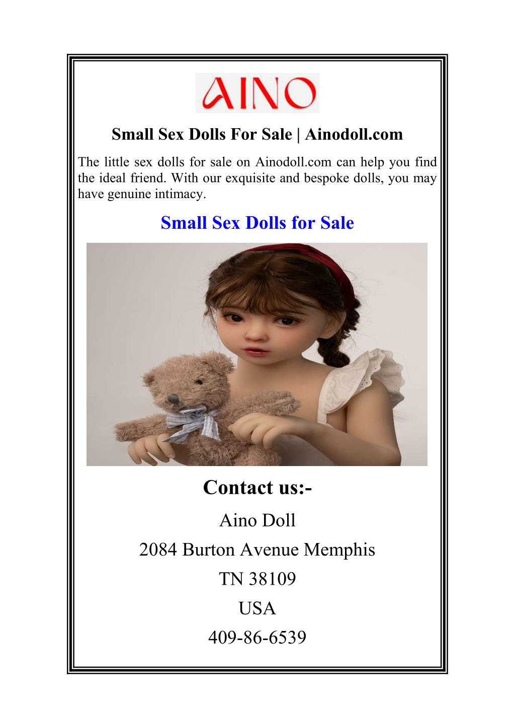 small sex dolls for sale ainodoll com l.w