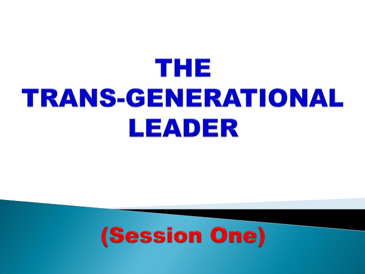 Navigating Generational Diversity in today's Church Leadership