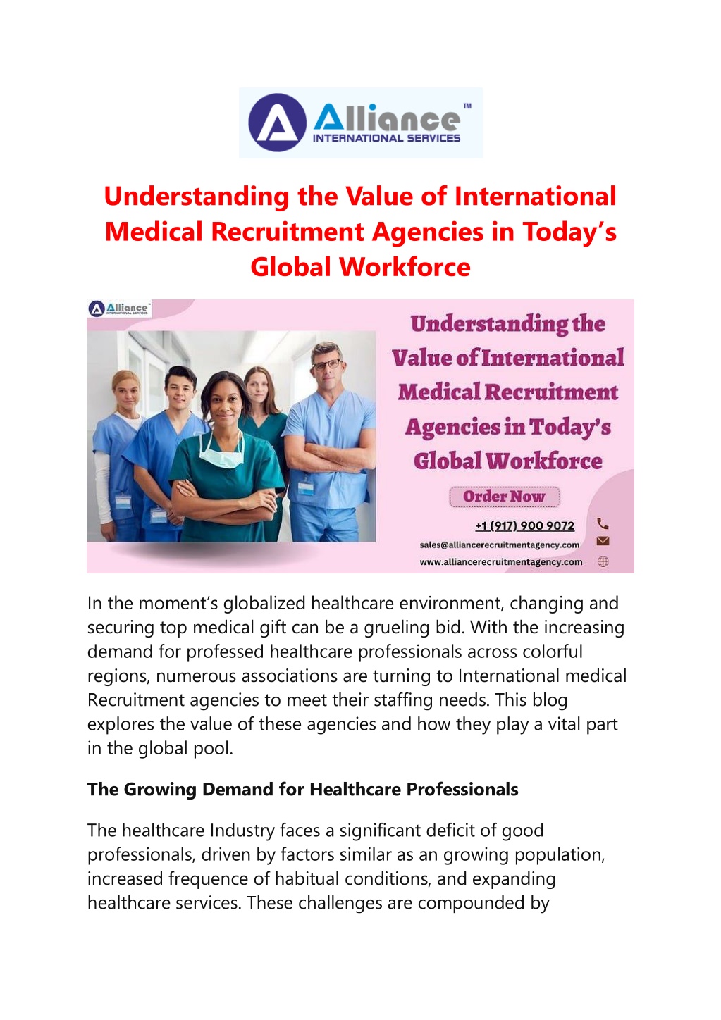 understanding the value of international medical l.w