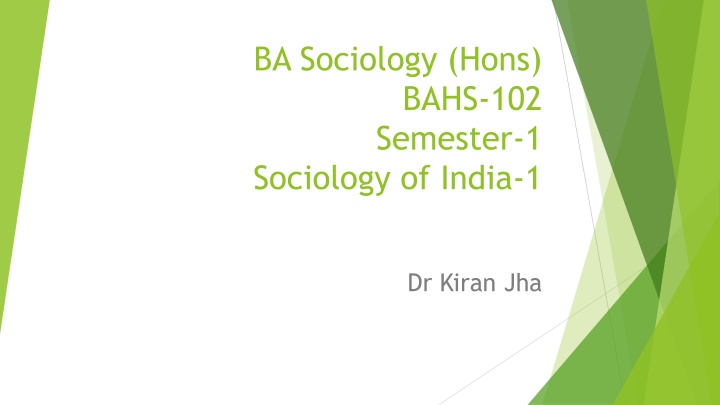 Historical Development of Sociology in India: Phases and Significance