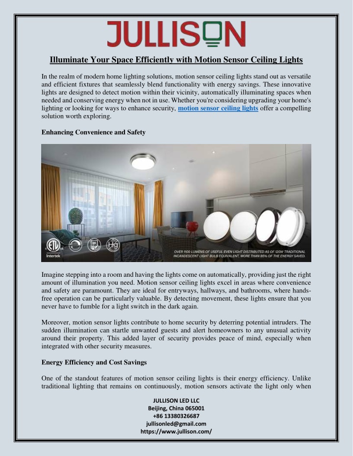 illuminate your space efficiently with motion n.w