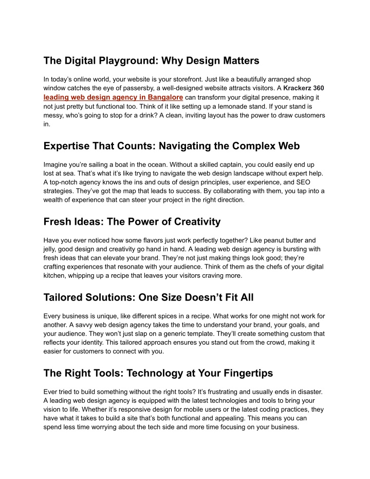 the digital playground why design matters n.w