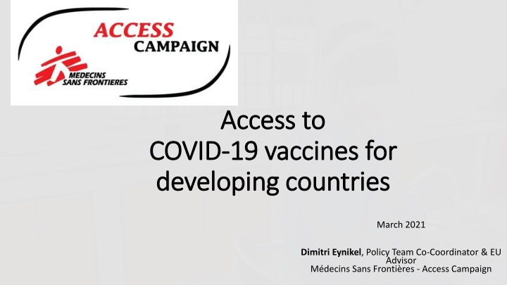 Global Inequality in Access to COVID-19 Vaccines: Challenges and Strategies