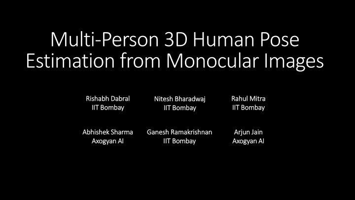 3D Human Pose Estimation Using HG-RCNN and Weak-Perspective Projection