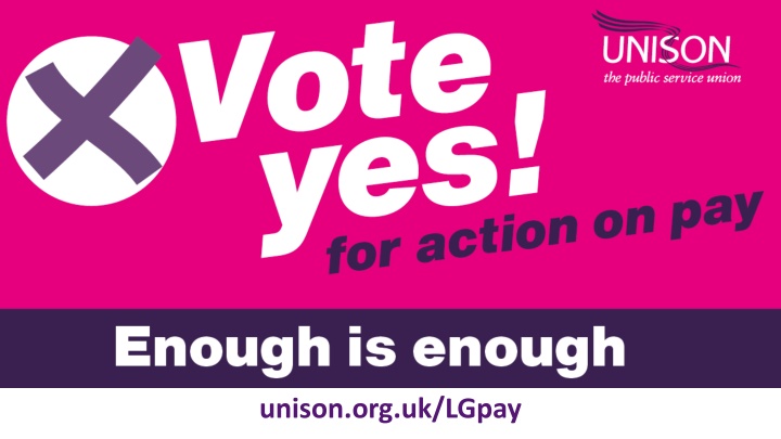 UNISON Local Government Strike Ballot Information