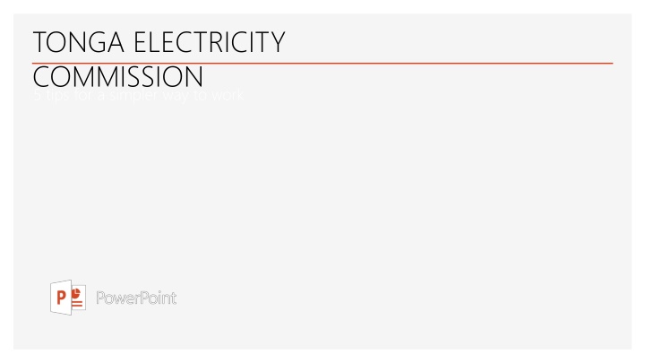 Insights into Tonga Electricity Commission's Role in Energy Regulation