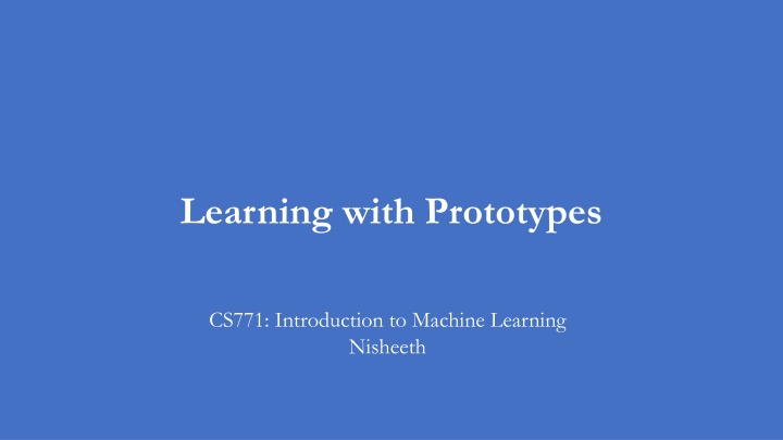 Introduction to Machine Learning Concepts