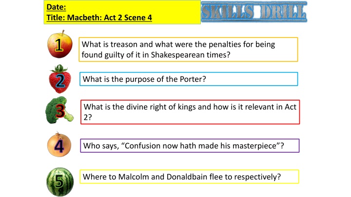 Shakespeare's Macbeth: Act 2 Scene 4 Analysis