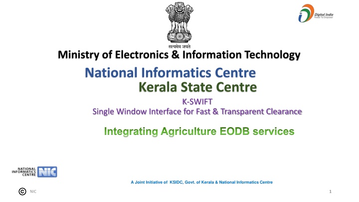 K-SWIFT: Fast & Transparent Agricultural Clearance Initiative