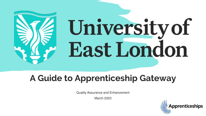 Guide to Apprenticeship Gateway Quality Assurance and Enhancement