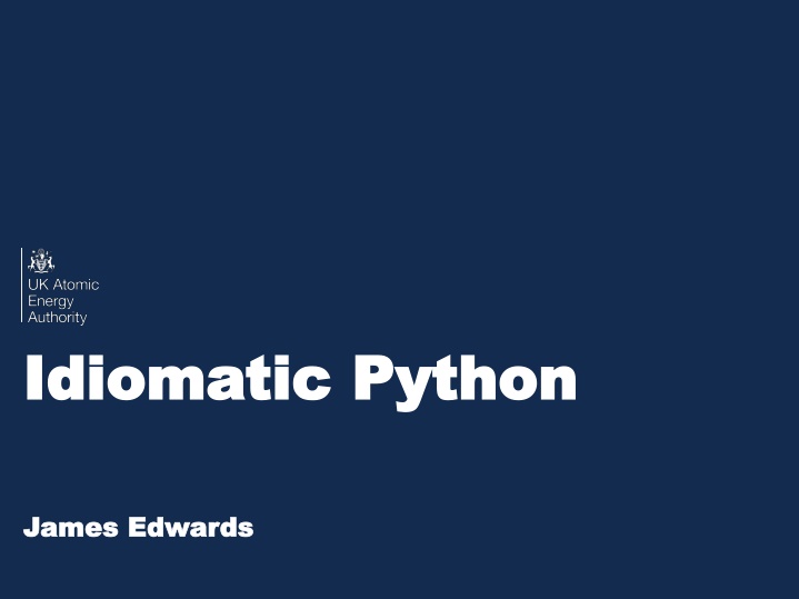 Mastering Idiomatic Python Programming Techniques