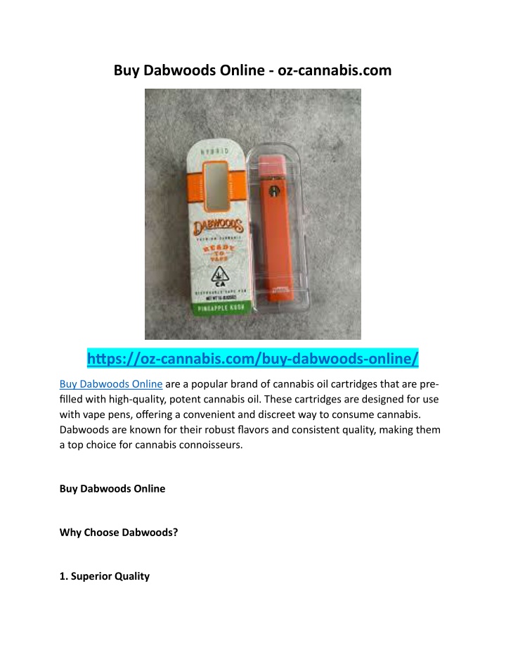 buy dabwoods online oz cannabis com n.w
