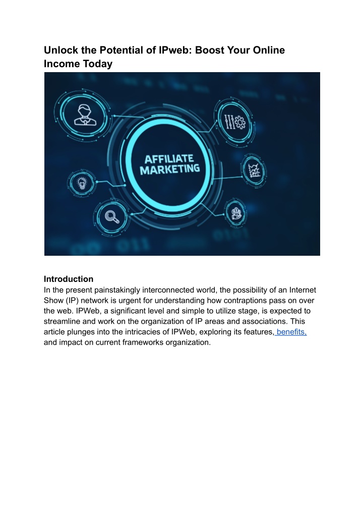 unlock the potential of ipweb boost your online n.w