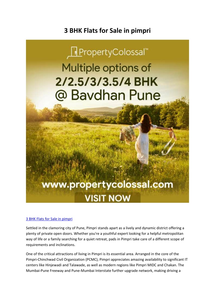 3 bhk flats for sale in pimpri n.w