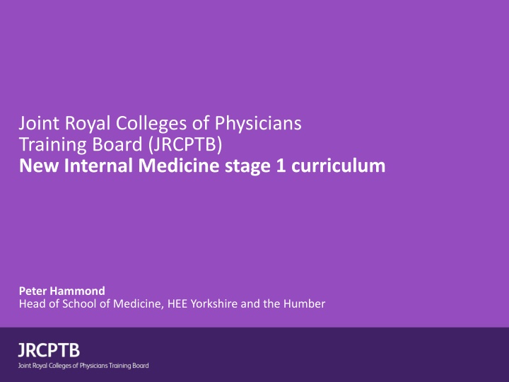 Proposed Changes in Physician Training Curriculum by JRCPTB
