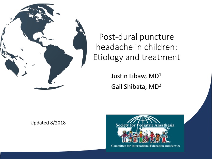 Post-Dural Puncture Headache in Children