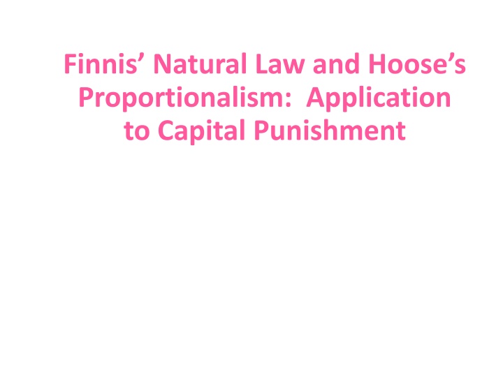 Debate on Capital Punishment: Perspectives and Controversies
