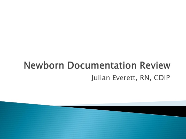 Coding Guidelines for Newborn Conditions
