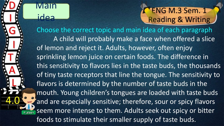 Contrasting Reactions to Flavors and Traumatic Events