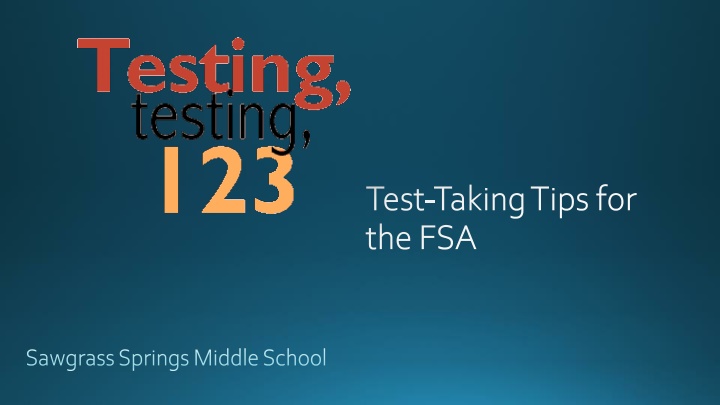 Computer-Based Tools for Test-Taking: FSA Exam Tips